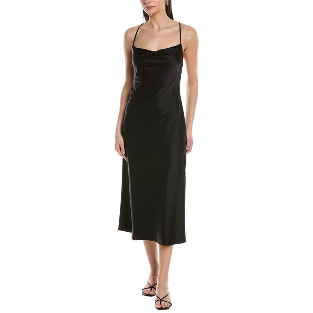 Opt Womens O.P.T Ailani Midi Dress, Black